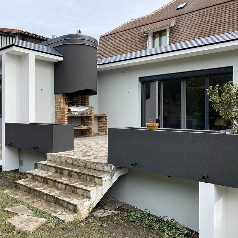 photo d'une maison après ravalement de façade