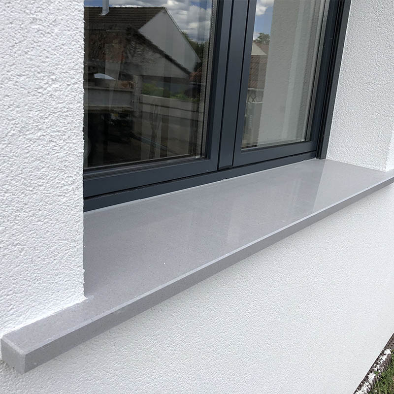 appui de fenêtre en granit gris